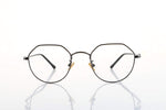 2018 New Fashion Eyeglasses Frame Memory Metal Women's Men's Optical Vintage Retro Aviator Eyewear Glasses Frame Transparent Lens Non-prescription Include Case