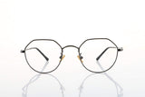 2018 New Fashion Eyeglasses Frame Memory Metal Women's Men's Optical Vintage Retro Aviator Eyewear Glasses Frame Transparent Lens Non-prescription Include Case