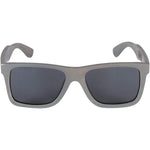Wood Sunglasses - SHINER Gray Bamboo Sunglasses with Polarized Black Lens