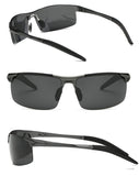 Polarized Sport Mens Sunglasses HD Lens Metal Frame Driving Shades FD 9005