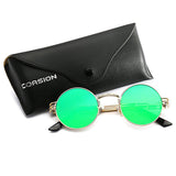 Round John Lennon Sunglasses Retro Steampunk Sun Glasses