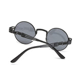 John Lennon Round Sunglasses Steampunk Metal Frame