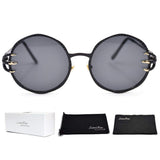 Gothic Punk Round Sunglasses Skull Claw Design Glasses