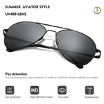 Aviator Sunglasses for Mens Womens Mirrored Sun Glasses Shades with Uv400