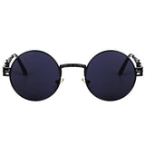 Gothic John Lennon Metal Spring Frame Round Vintage  Steampunk Sunglasses