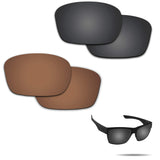 Anti-saltwater Polarized Replacement Lenses for Oakley Sliver 2 Pairs Pack