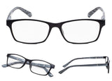 READING GLASSES 4 pack Wood-Look Arms Readers