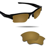 Anti-saltwater Replacement Lenses for Oakley Flak Jacket XLJ Sunglasses - Various Colors