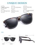 Chic Retro Polarized Sunglasses for Women MenDesigner Sunglasses with Case100% UV400 Protection