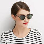 Unisex Clubround Aviator Sunglasses, Acetate Shades for Women/Men  W4246