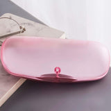 Magnet Buckle Frosted Translucent Nearsighted Eyeglasses Case