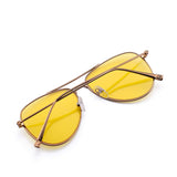Classic Aviator Small Face Sunglasses For Women Men Metal Six Color Fashion 035