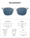 Classic Wayfarer Polarized Sunglasses for Womens Mens UV 400 Protection