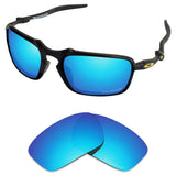 Performance Replacement Lenses for Oakley Badman Sunglass Polarized Etched