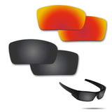 Anti-saltwater Polarized Replacement Lenses for Oakley Gascan Sunglasses 2 Pairs Packed