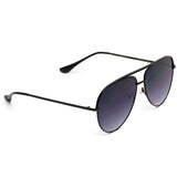 - Oversized Flat Lens Fashion Designer Inspired Aviator Sunglasses
