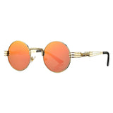 Gothic John Lennon Metal Spring Frame Round Vintage  Steampunk Sunglasses