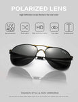 Aviator Polarized Sunglasses for Men and Women,UV Protection Oversize Eyewear,Sports Sunglasses