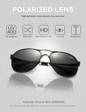 Aviator Polarized Sunglasses for Men and Women,UV Protection Oversize Eyewear,Sports Sunglasses
