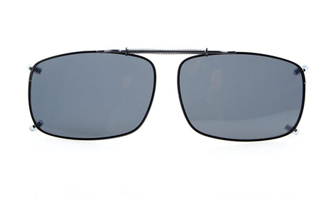 2 1/4x1 1/2 Large Clip On Sunglasses Polarized