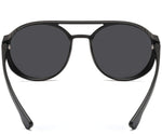 Aviator Round Sunglasses for Men and Women Steampunk Style Inspired Designed PC Frame