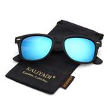 Mens Wayfarer Polarized Sunglasses Vintage Refective Mirror Lens Sun Glasses Womens:UV400 Protection