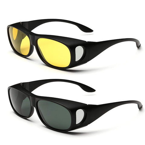 2 Value Pack, HD Polarized Night Vision + Sunglasses UV400