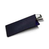 - Genuine Leather Thin Eyeglass Case and Holder - Granulated Leather