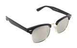 - Premium Half Frame Horn Rimmed Sunglasses Assorted Color Frames and Lenses Semi Rimless
