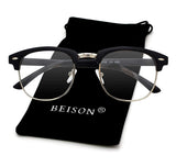 Womens Mens Horned Rim Wayfarer Glasses Frame Nerd Eyeglasses