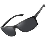 SOXICK Polarized Sunglasses for Men Women - Adjustable Metal Frame Driving Glassses (FDA Approved)