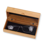 Bamboo Wood Sunglasses Case,Eyewear Case(Glasses is Not Included)