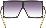 Square Oversized Flat Top Sunglasses for Women and Men
