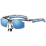 Sports Polarized Sunglasses-UV400 Anti Glare Lenses-Metal Half Frame, Men Women Cycling Fishing Baseball Sun Glasses