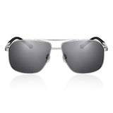 Mens Sunglasses,  Sunglasses for Men, Aviator, Polarized and UV400 Protection, HD Lenses, Stainless Steel Frame