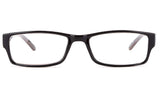 Newbee Fashion - Unisex Two Tone Sleek Spring Temple Fashion Clear Lens Glasses