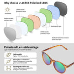 Wayfare Sunglasses Women Man's Polarized Driving Retro Fashion Mirrored Lens UV Protection Sunglasses
