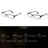 /Pure Titanium Full Frame Business Glasses Frame Eyeglasses Clear Lens