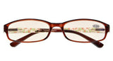 Anti Blue Rays,Reduce Eyestrain,Crystal Clear Spring Hinges,Computer Reading Glasses Women