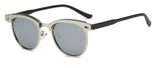 Semi Rimless Retro Polarized Sunglasses Women Men Brand Sun Glasses