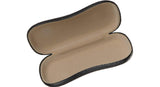 Hard Bodied Croco Style Eyeglass Case Holder | Fits Medium to Large Frames | Black
