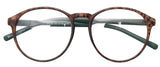 Oversized Big Round Horn Rimmed Eye Glasses Clear Lens Oval Frame Non Prescription