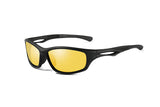 New Design HD Night Vision Flexible Temple TR90 Frames Sunglasses-black