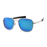 Aviator Sunglasses Polarized For Men Women Square Mirror Metal Frame Sun Glasses