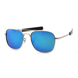 Aviator Sunglasses Polarized For Men Women Square Mirror Metal Frame Sun Glasses