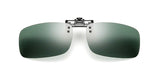 Polarized Clip-on Flip Up Rimless Sunglasses for Prescription Glasses