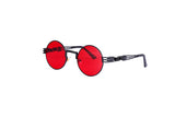 Gothic John Lennon Metal Spring Frame Round Vintage  Steampunk Sunglasses