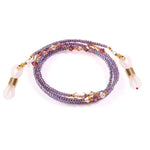 Bead Eyeglass Chain - Sunglasses Cord Neck Strap Holder (Cream Pink)