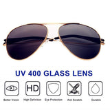 ROLLS PULIN Classic Men Aviator Sunglasses Polarized Women - UV 400 with case 59MM