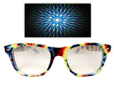 Diffraction 3D Rainbow Fireworks Prism Effect Glasses